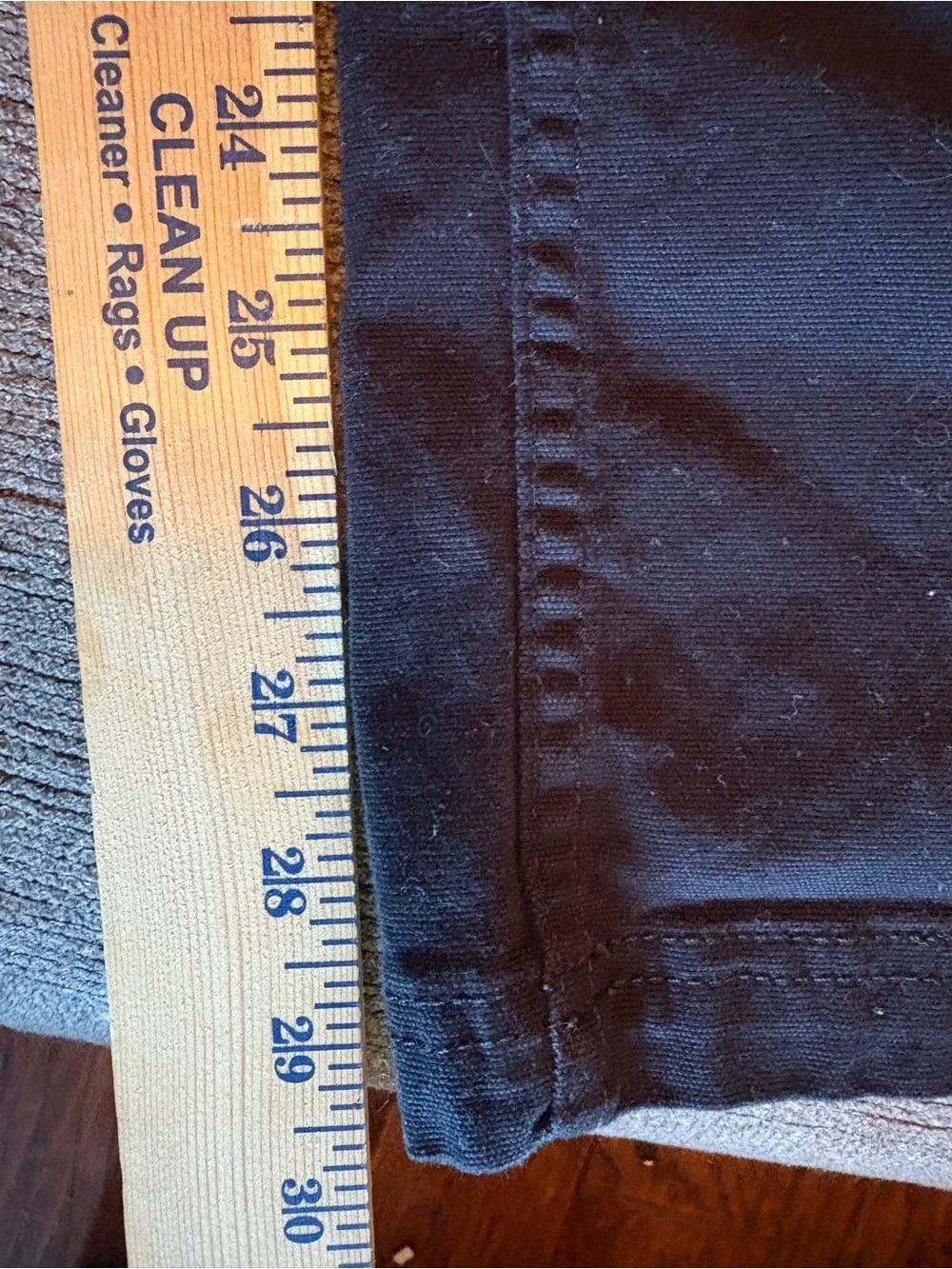 Eddie Bauer Canvas Utility Pants Black Stretch Workwear Men’s 34x32